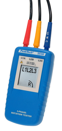 Trojfázový indikátor smeru Peaktech 2530