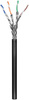 CAT7 S/FTP AWG 23/1 PE Twisted Pair Kabel Goobay schwarz 100m