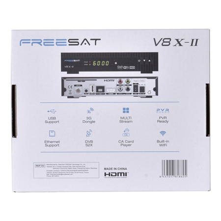 Tuner GTMedia Freesat V8 XII DVB-S2X FUNCAM