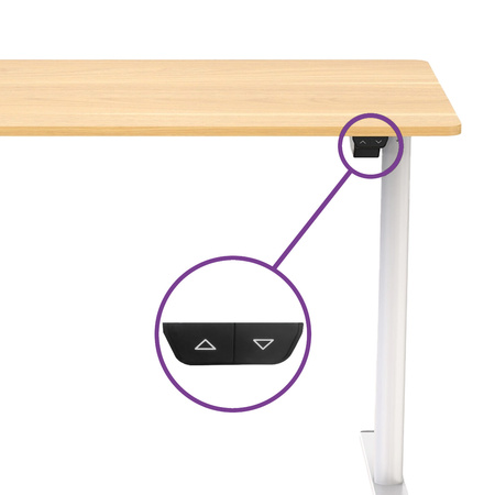 Elektryczne biurko Spacetronik Moris 121WO 100x60