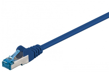 Kabel LAN Patchcord CAT 6A S/FTP niebieski 05m
