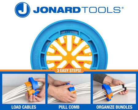 Opatentowany organizer kabli JONARD TOOLS CCB-25