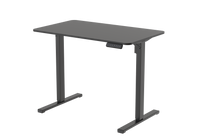 Biurko Elektryczne 100x60 Czarne SPEO125BB Regulowane z Pamięcią