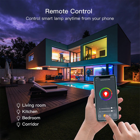 RGB WiFi GU10 Tuya Laxihub smart bulb x2