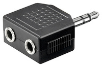 Adapter audio 2x Jack 3,5mm - Jack 3,5mm Goobay