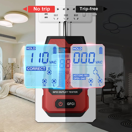 Tester gniazdek elektrycznych 120V Noyafa NF-821