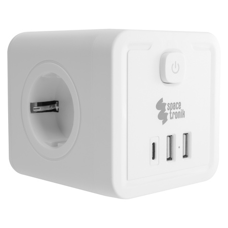 Listwa zasilająca 4xAC 2xUSB 1xUSB-C SPS-C03W