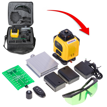 Poziomica laserowa 4D ECO 3 Linbox z Etui