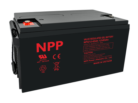 Gel-Batterie NPG 12V 65Ah NPP AGM DEEP GEL