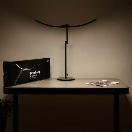 LED stolní kreslící lampa bez stínů Glow D5
