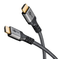 Kabel HDMI 2.1 8K 60Hz Goobay Plus TEXTIL 5 m