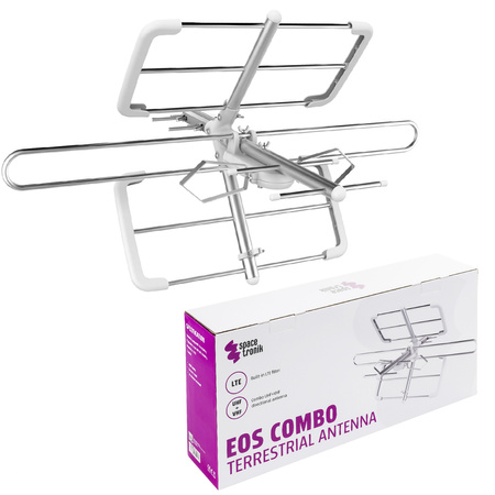 Antena DVB-T2 Spacetronik EOS Combo White