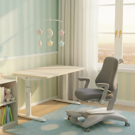 Spacetronik SPE-X116AT electric desk with shelf