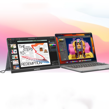 Prenosný monitor ARZOPA A1 Gamut - 15,6" Full HD