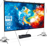 Portable outdoor projection screen 120'' 16:9