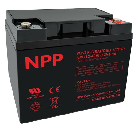 Gélová batéria NPG 12V 40Ah NPP AGM DEEP GEL