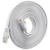 CAT 6A płaski kabel sieciowy U/UTP biały 10M
