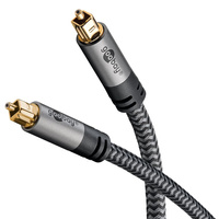 Optisches Toslink-Kabel Goobay Plus TEXTIL 10m