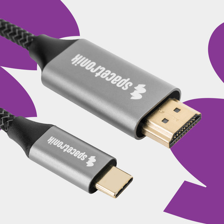 Spacetronik KCH-SPA015 15 USB-C 3.1 HDMI 4K kábel