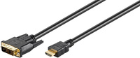 Jednovodičový kabel DVI-D (18+1) - HDMI Goobay 5 m