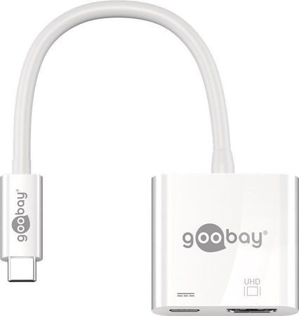 Adaptér USB-C na HDMI + USB-C PowerDelivery Goobay