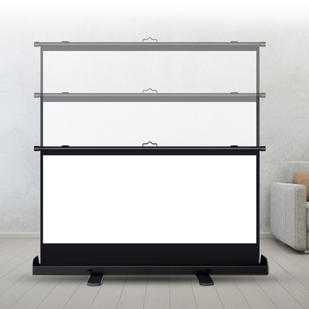 Ekran Projekcyjny Podłogowy Rozwijany 110" 4k 16:9