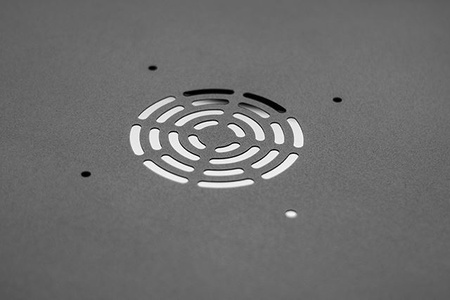 19'' RACK 12U 600x450mm SCHWARZ Glastür