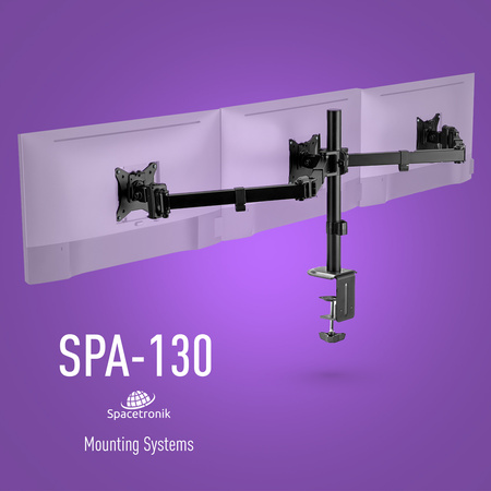 Drei-Monitor-Halterung Spacetronik SPA-130