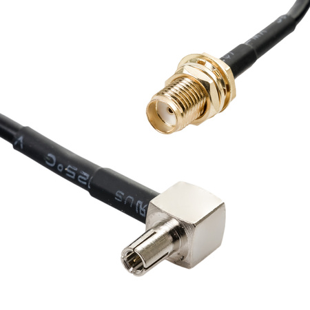 Konektor antény SMA do zásuvky CRC9 10 cm