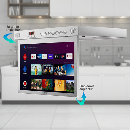 Sylvox 15.6" Smart kuchenny Google TV Wifi BT