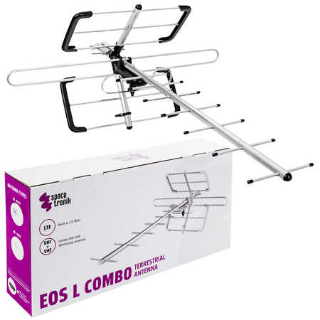 Anténa DVB-T2 Spacetronik EOS L Combo Black