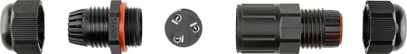 Electric cable connector. 3-wire IP68 Goobay 75cm