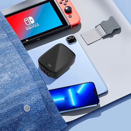 32W 3portová USB nabíječka PD QC Ldnio Q334 bílá