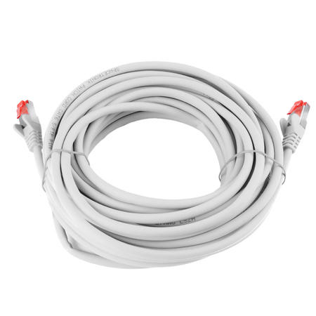 Kabel RJ45 CAT 6 S/FTP AWG27 LSZH bílý 10m