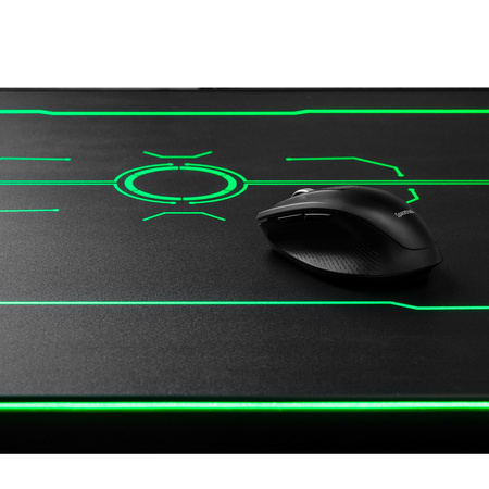 Blat do biurka gamingowego z LED 120 x 60 x 2.6 cm