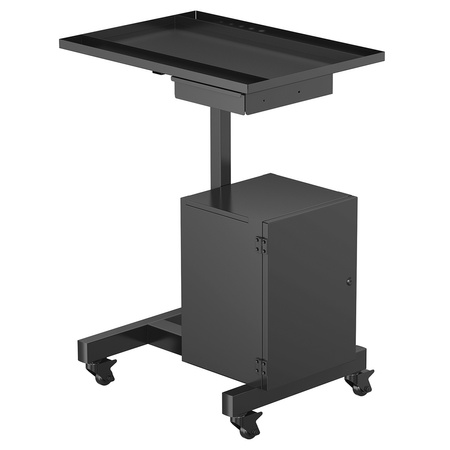 Wózek warsztatowy z szafką zamykaną kluczem SPC141