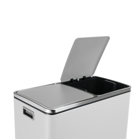 Funky Trash Can White Black Spacetronik Podwójny