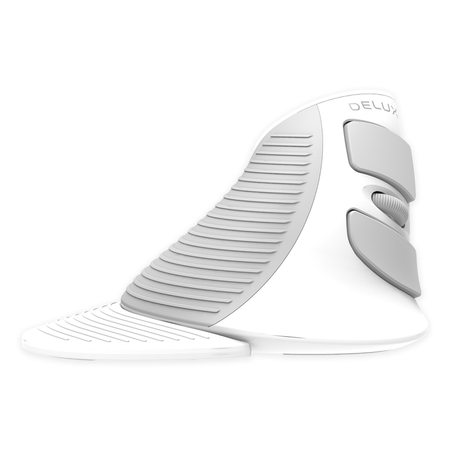 Ergonomiczna Mysz Delux M618G DB biała bezprz.