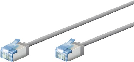 LAN Patchcord CAT 6A EXTRA FLEX grau 1m