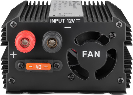 Menič napätia 12/240V 300W USB Goobay