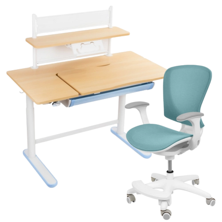 Spacetronik SPE-X116AT electric desk with shelf