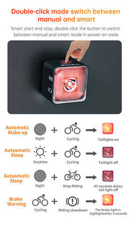 Wind and Moon WT06 2-in-1 bicycle light set