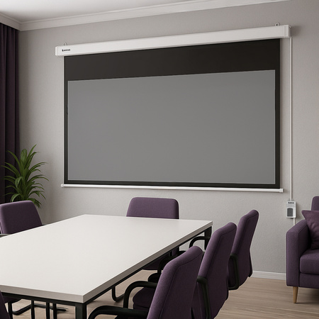 Elektryczny Ekran Projekcyjny PEV Ścienny 100"