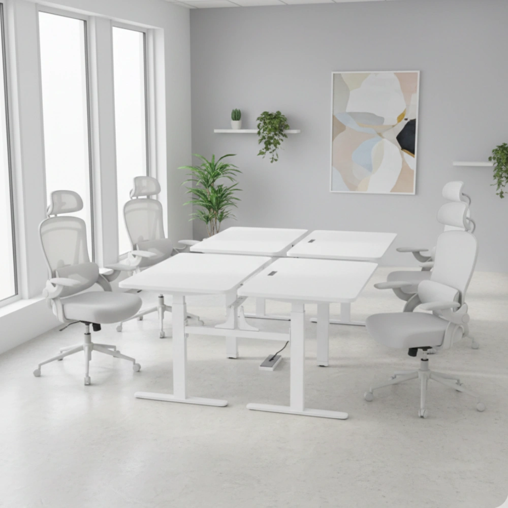 zastosowanie: open space, wyspa biurek, cztery stanowiska pracy