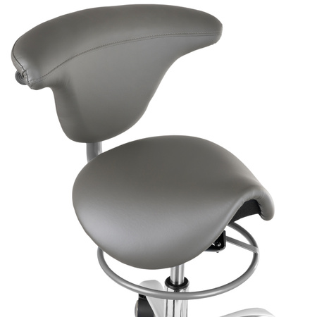 Ergonomiczny hoker regulowany SELLA szary