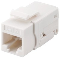 Keystone konektor RJ45 CAT 6 UTP 250MHz Snap-In