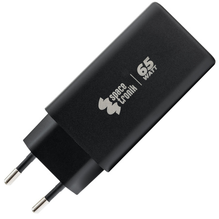 Ładowarka Spacetronik 3w1 65W USB-C USB PD Quick 3.6A Biała