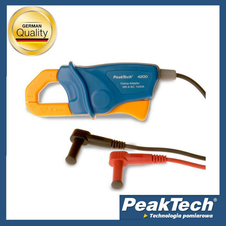 PeakTech 4200 multimeter clamp adapter 200A