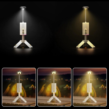 Lampa kempingowa z głośnikiem Bluetooth 1Mii R7