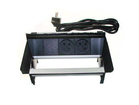 Power Port otwierany blatowy 2xAC 230V